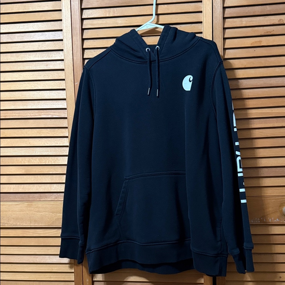 Carhartt Women’s Black Hoodie with Logo